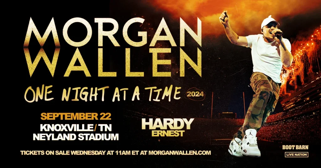 Morgan Wallen at Neyland Stadium