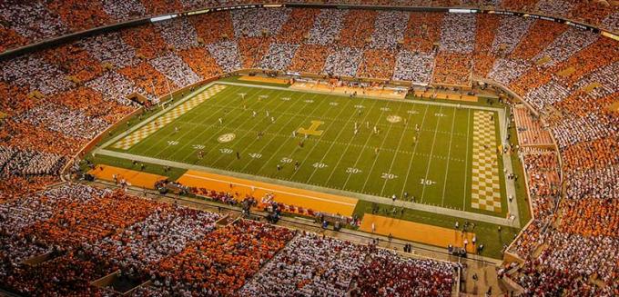 2020 Tennessee Volunteers Football Season Tickets (Includes Tickets To All Regular Season Home Games)